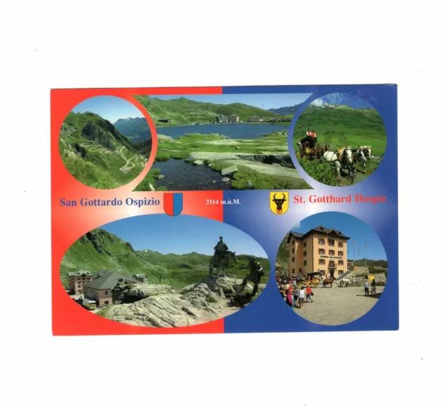 AK Ansichtskarte Albergo San Gottardo Ospizio / St. Gotthard Hospiz