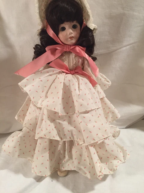 Vintage Marjorie Spangler 14" Porcealin Doll-Samantha
