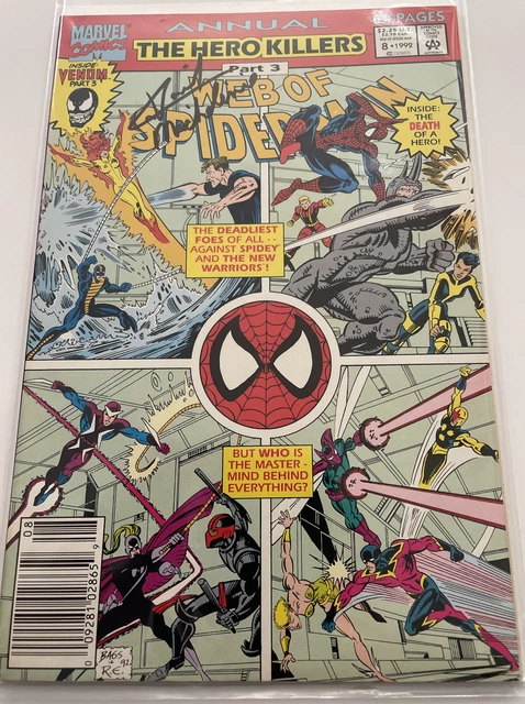 Marvel Web of Spider-Man, The Annual - Hero Killers 3 Signed By David Michelinie