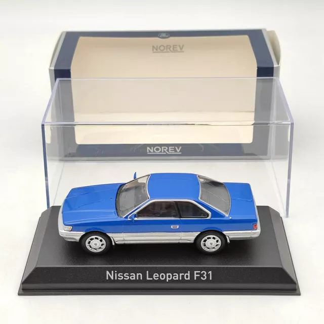 1/43 Norev Nissan Leopard F31 1986 Blue Diecast Models Car Limited Collection