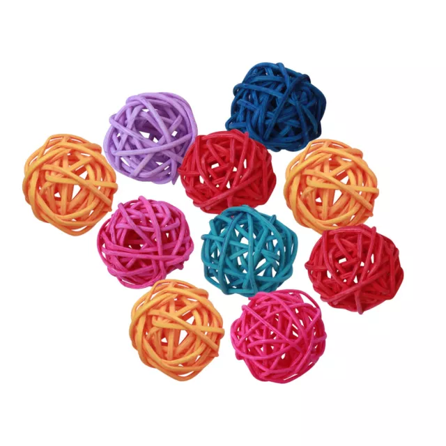 10Pcs Sittiche Spielzeug Vogel Spielzeug Budgie Spielzeug Papagei Käfig