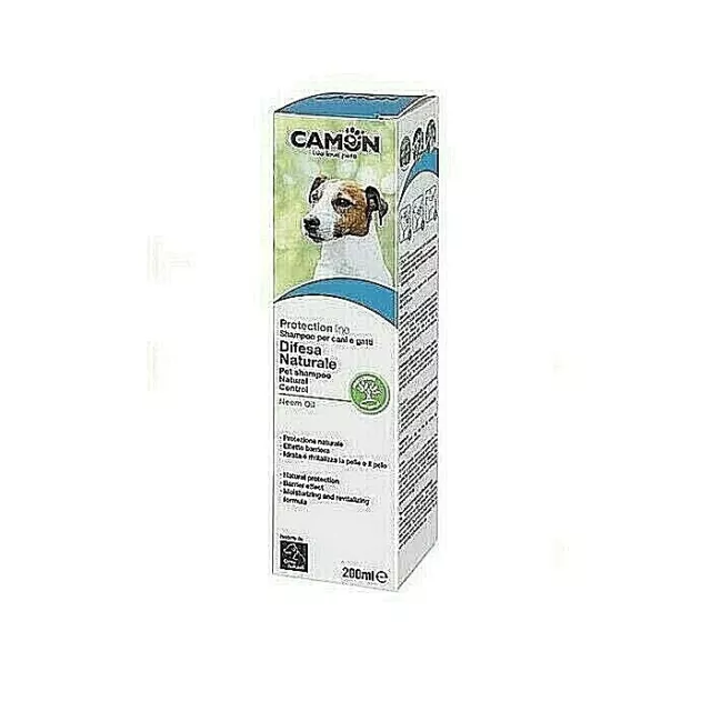 CAMON Shampoo Difesa Naturale Olio di Neem per cani 200 ml