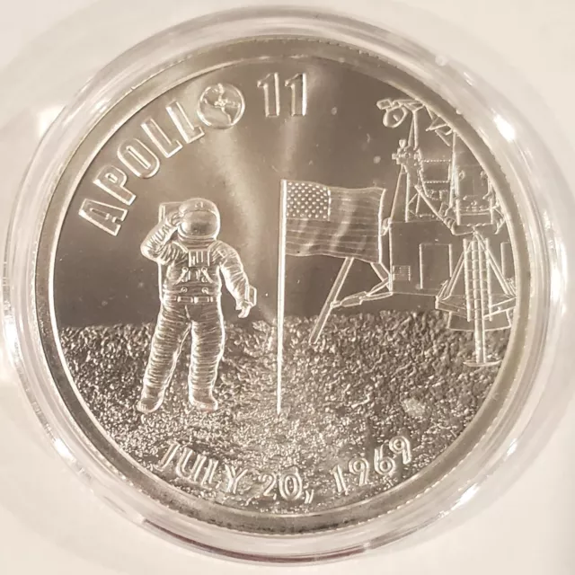 1 oz 999 silver Apollo 11 moon landing Neil Armstrong NASA moon landing