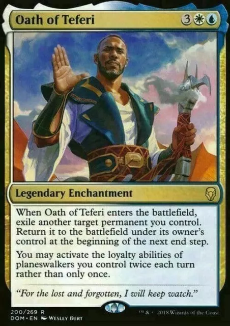 Oath of Teferi ~ Dominaria [ Excellent ] [ Magic MTG ]