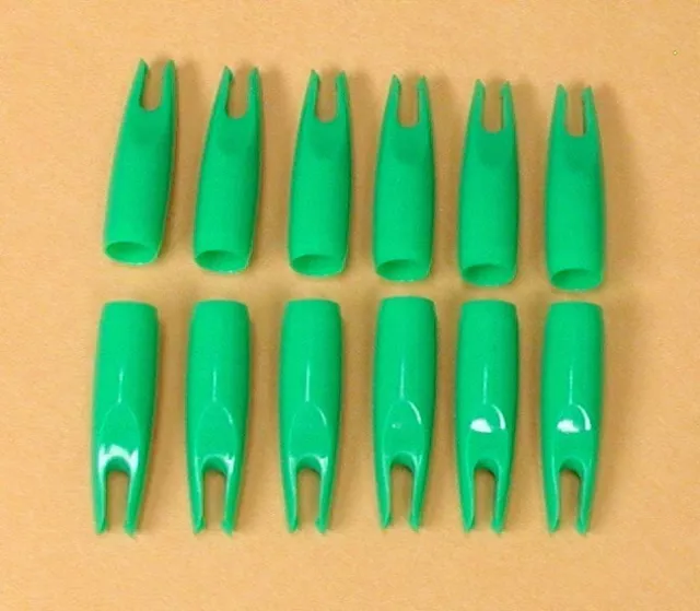 Bohning AFC 2300 Carbon Arrow Replacement Nocks - Green - New Dozen
