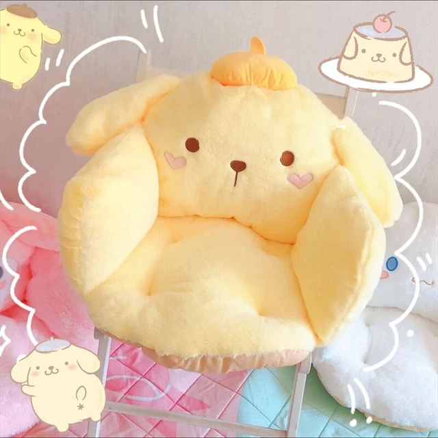 Cinnamoroll Pompompurrin Plush Seat Cover Cushion For College Dorm Office Home