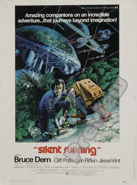 Silent Running Disaster Adventure Film Movie Print Poster Wall Art Picture A4