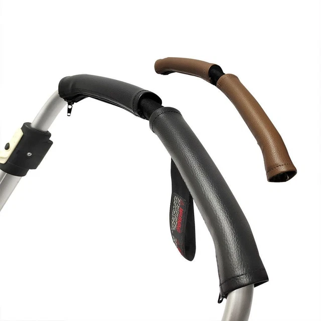Stroller Accessories PU Leather Stroller Handle Covers Covers Baby Carriage
