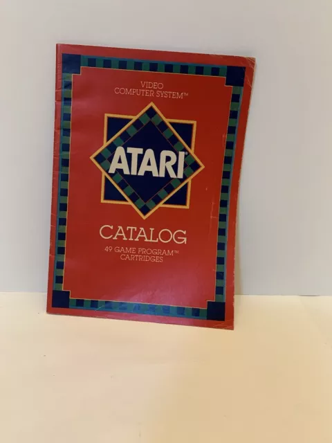 ATARI Video Computer System CATALOG 1982 - Red CO16725-Rev E