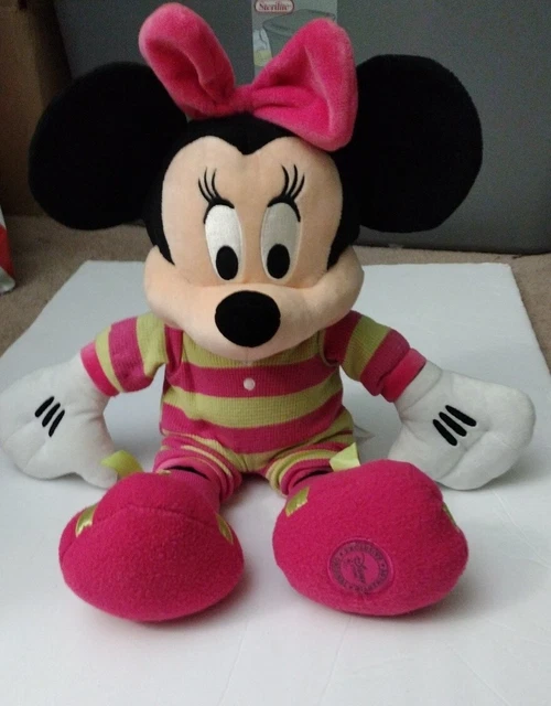 Disney Store Minnie Mouse Christmas Morning Plush 16" Exclusive Authentic Orig.