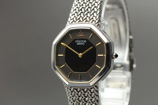 Montre Seiko Credor V401-5650 Pour Femme - Modèle Bracelet Occasion - Élégant Et Vintage