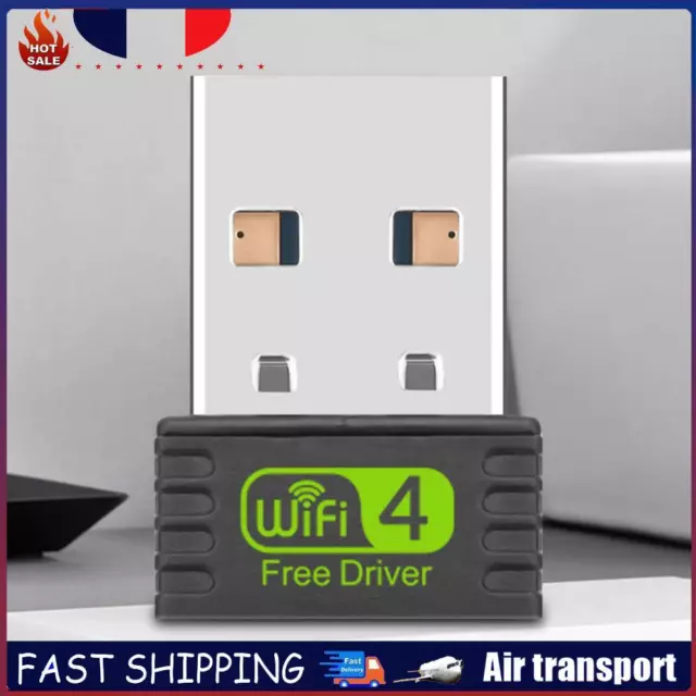 2.4GHz USB Dongle Wi-Fi Adapter Free Drive WiFi Receiver for PC/Laptop/Desktop F