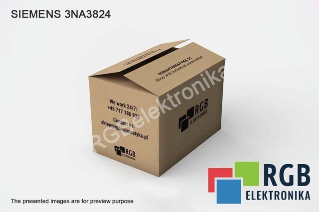 Siemens 3Na3824 Fusible Id136661 Deux Ans De Garantie Sur Les Réparations !