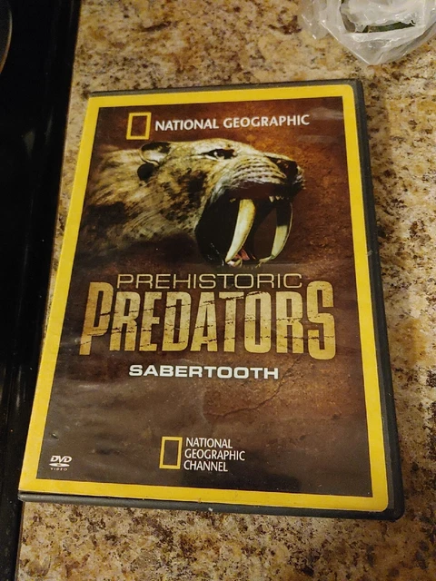 PREHISTORIC PREDATORS: SABERTOOTH DVD National Geographic documentary