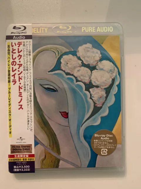 DEREK & THE Dominos Layla High Fidelity Pure Audio Japan Blu Ray ...