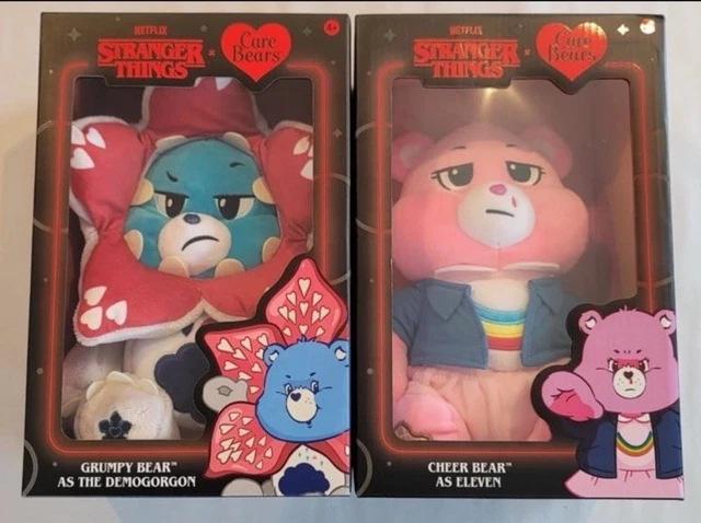 NETFLIX CARE BEARS x Stranger Things Grumpy Demogorgon Cheer Eleven 12 ...