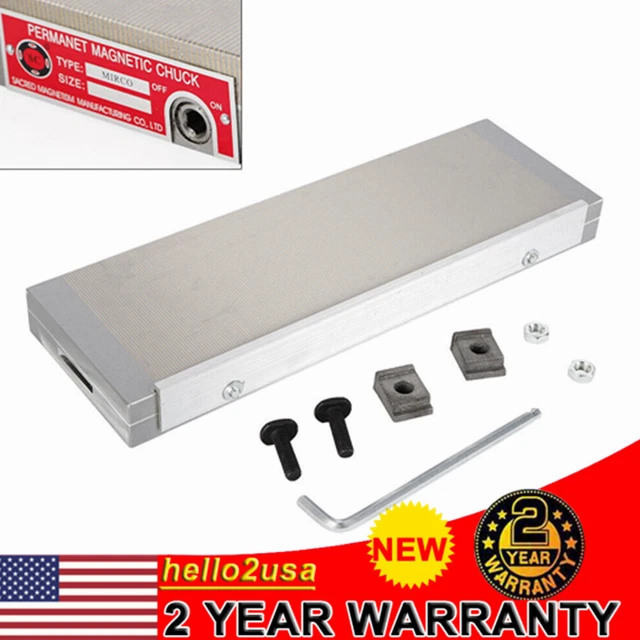 6"X18" Fine Pole Magnetic Chuck Permanent Grinding For Grinding Milling Machine