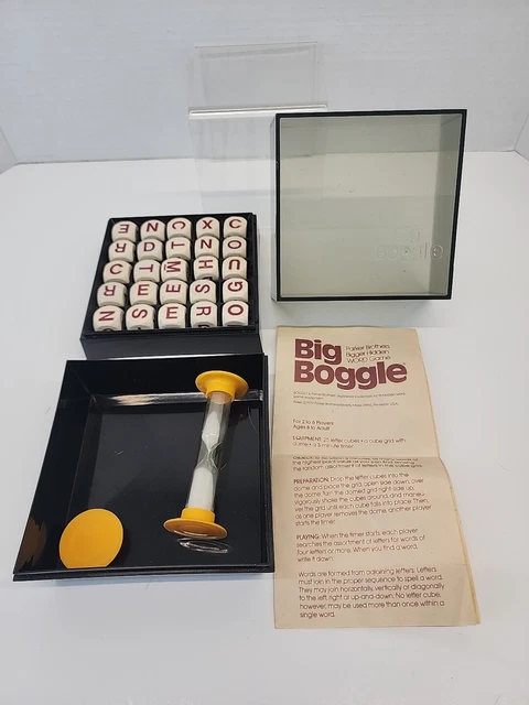 BIG BOGGLE VINTAGE 1979 Parker Brothers Hidden Word Game £12.38 ...
