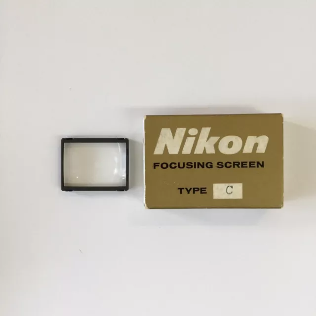 Focusing Screen for Nikon F & F2 Type C screen in box Tested OK from Japan