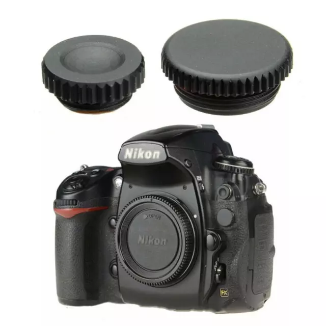 DSLRKIT Remote + Flash PC Sync Terminal Cap Cover Set For Nikon D200 D2X FUJI S3