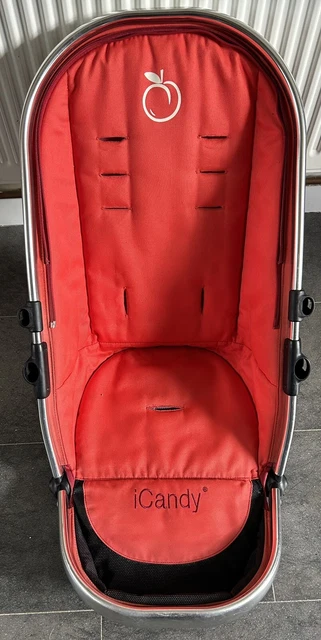 Icandy Peach Main Seat unit In Tomato No Hood No Harness