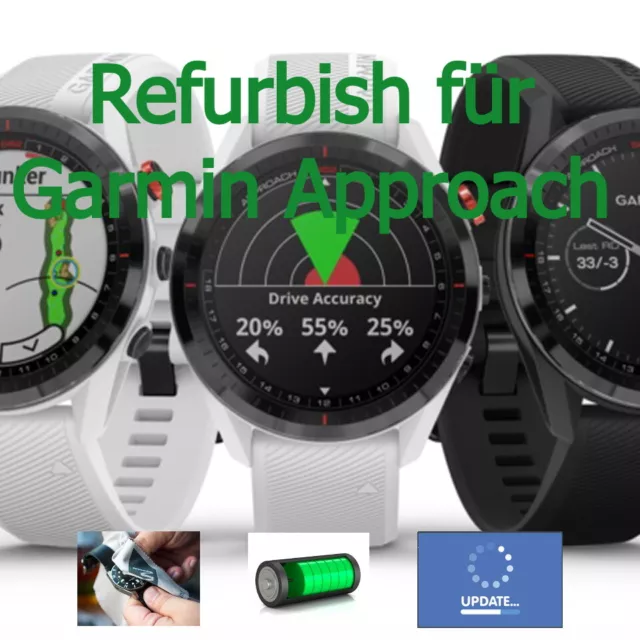 Garmin S1 S2 S3 S4 Fenix 2, 3, 5, 6, 7 Akku tauschen u. Update