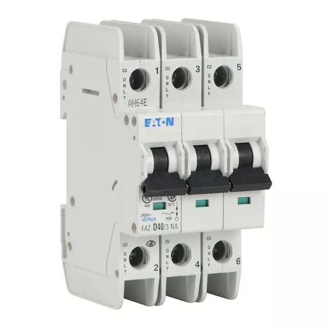 FAZ-D40-3-NA Eaton interruptor de circuito en miniatura