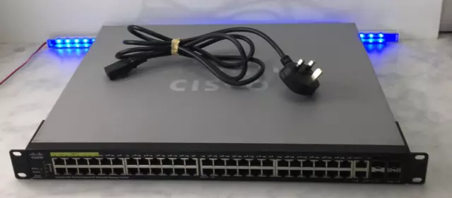 Cisco SG350X-48P 48 PORT GIGABIT POE STACKABLE MANAGED SWITCH #L6