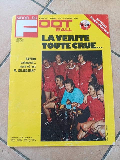 MIROIR DU FOOTBALL n° 273 09/1976 ST-ETIENNE COUPE EUROPE CSKA SOFIA ASSE 0-0 EUR 14,99 - FR