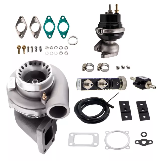 GT35 GT3582 Turbo Kit 600+HP T3 AR.70 Turbocharger w/ Wastegate Boost controller GT35 GT3582 Turbo Kit 600+HP T3 AR.70 Turbocharger w/ Wastegate Boost controller