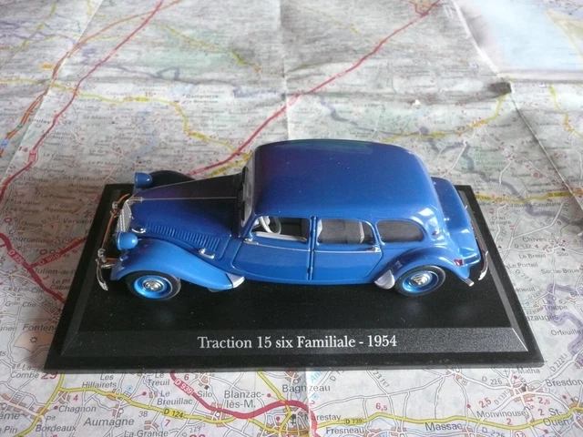 CITROËN Traction 15 Six  Familiale 1954Universal Hobbies 1/43 sur Socle