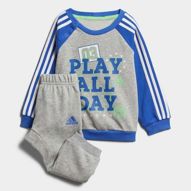 Adidas Set Jogger Grafico Adidas Bambino Bambino Unisex 3 Righe Bambini Tuta