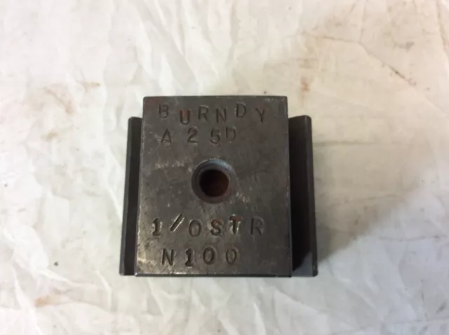 BURNDY Hypress Wire Y34A Crimper Crimping Compression Die A25D 1/0 STR N100