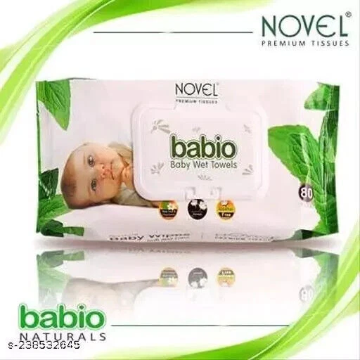 Soft Moisturizing Aloe Vera Baby Wet Wipes Pack With Lid  (Pack of 1 80 sheet)