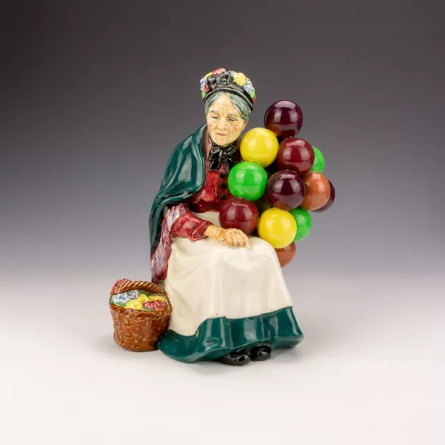 Royal Doulton China Lady Figure - Old Balloon Seller HN 1315