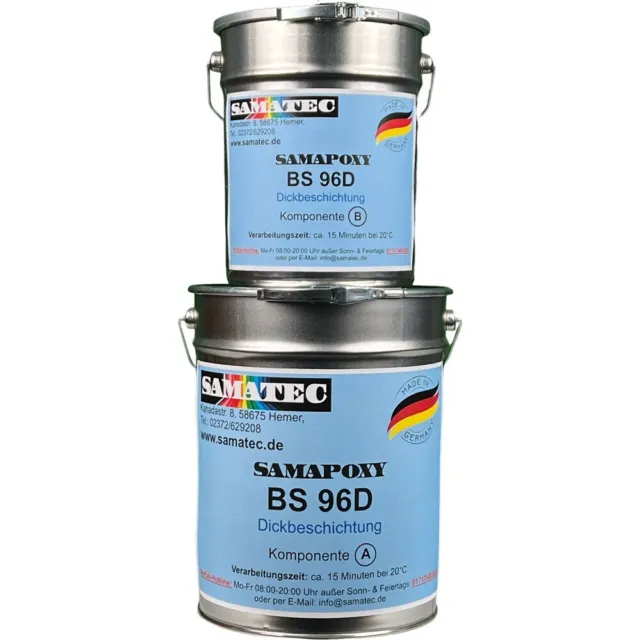 Bodenbeschichtung Werkstattboden Hallenboden 2K Epoxid Farbe BS96D ab 8,50€/Kg
