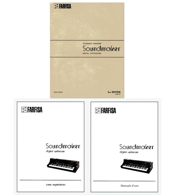 Soundmaker FARFISA SOUNDMAKER RARE Service Manual Schematic Diagram Schaltplan ...