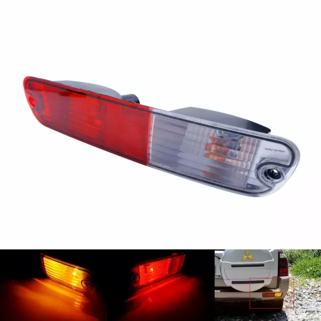 Mitsubishi Pajero Montero Shogun V73 V77 Bumper Reflector Rear Fog Light Right