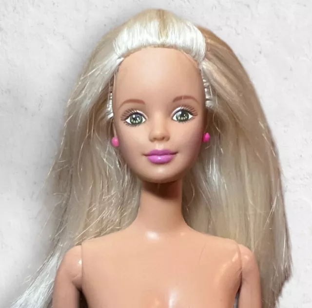 Barbie Doll 1998 Puzzle Craze Mackie Face Platinum Blonde Hair Tnt Nude 15 00 Picclick