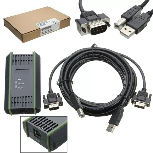 USB MPI USB PPI PLC Adapter Kabel für Siemens S7 200 300 400 2 5M Länge