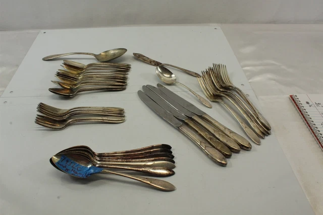 SILVERPLATE FLATWARE LOT 1932 Lady Hamilton 38 PC Vintage
