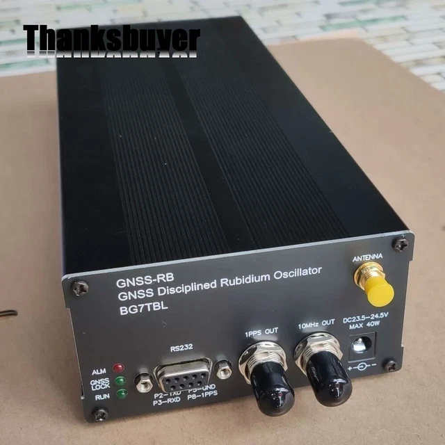 GNSS-RB-LPFRS GPS GNSS Disciplined Rubidium Oscillator BG7TBL Rubidium Clock