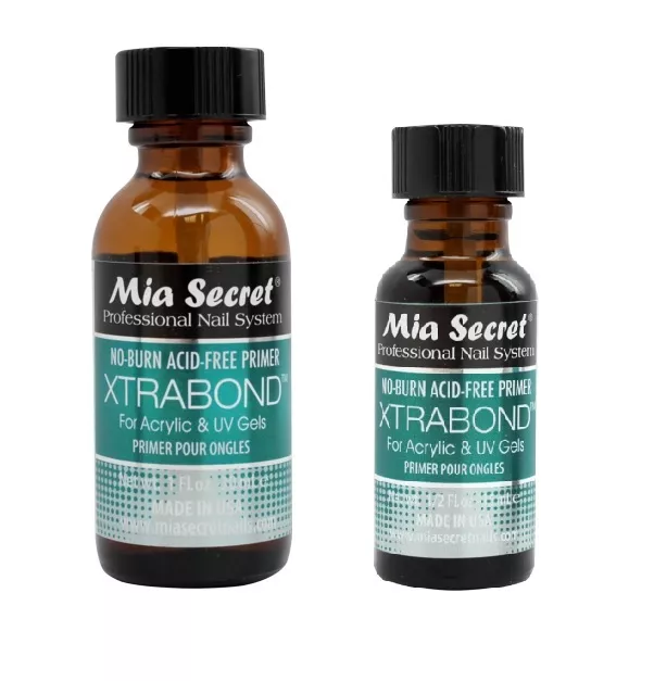 Mia Secret XTRABOND no-Burn Acid-FREE Primer .5oz /15ml OR 1oz /30ml -YOU CHOOSE