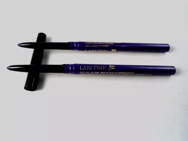 LOT OF 2 Lancome Le Stylo Waterproof Long Lasting Eyeliner - 301 Amethyst -  $10.44 - PicClick