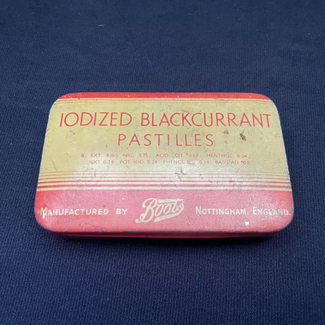 Vintage Tin - Boots Iodized Pastilles