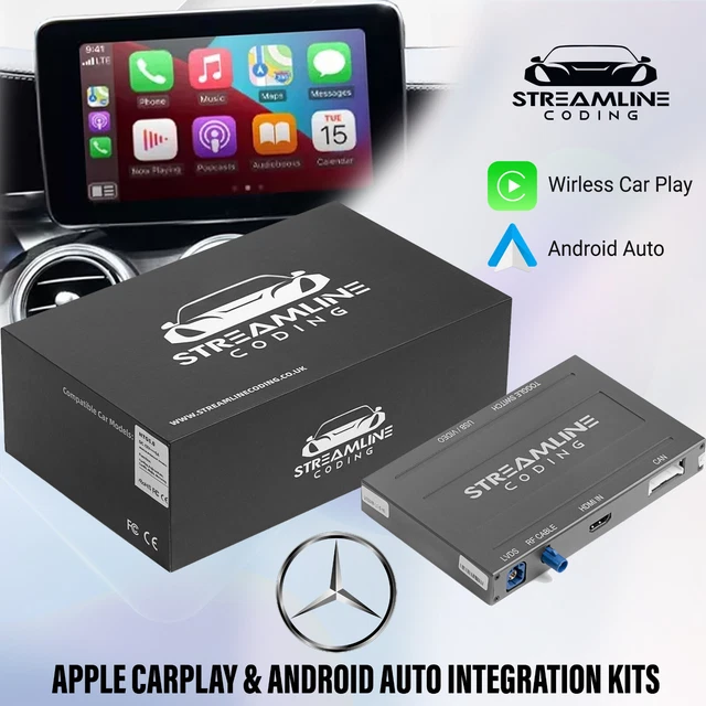 MERCEDES NTG 5.0/5.1 Wireless Apple CarPlay & Android Auto Integration