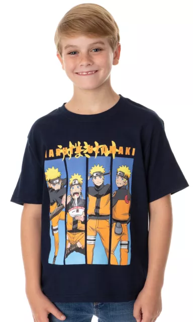 NARUTO SHIPPUDEN BOYS' Anime Naruto Uzumaki Character Youth Kids T ...