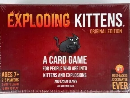 Original Exploding Kittens Card Games Family Games a Drinking Fun Card Game UK
