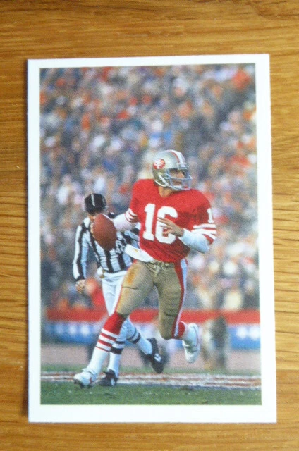Joe Montana San Francisco 49Ers American Football Card  1986
