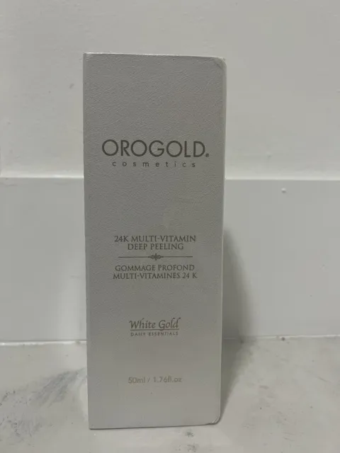 Orogold Cosmetics 24K Multi-Vitamin Deep Peeling 1.76 fl oz (Boxed and Sealed)